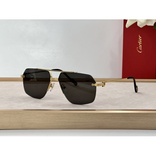 Cartier AAA Quality Sunglassess #1199219 $68.00 USD, Wholesale Replica Cartier AAA Quality Sunglassess
