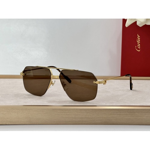 Cartier AAA Quality Sunglassess #1199222 $68.00 USD, Wholesale Replica Cartier AAA Quality Sunglassess