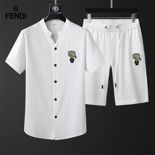 Fendi Tracksuits Short Sleeved For Men #1199225 $68.00 USD, Wholesale Replica Fendi Tracksuits