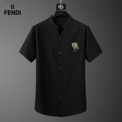 Replica Fendi Tracksuits Short Sleeved For Men #1199226 $68.00 USD for Wholesale