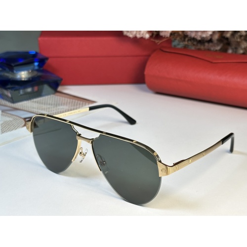 Cartier AAA Quality Sunglassess #1199229 $68.00 USD, Wholesale Replica Cartier AAA Quality Sunglassess