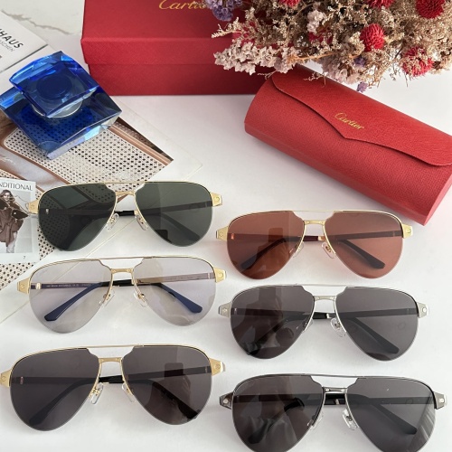 Replica Cartier AAA Quality Sunglassess #1199229 $68.00 USD for Wholesale
