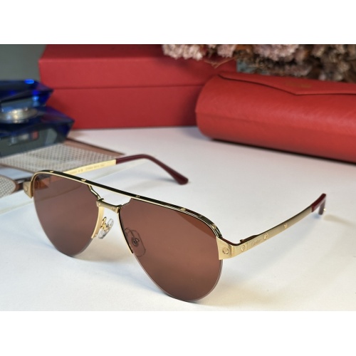 Cartier AAA Quality Sunglassess #1199234 $68.00 USD, Wholesale Replica Cartier AAA Quality Sunglassess