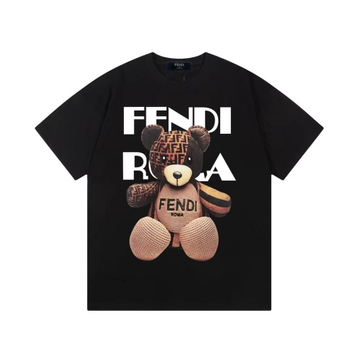 Fendi T-Shirts Short Sleeved For Unisex #1199537 $34.00 USD, Wholesale Replica Fendi T-Shirts