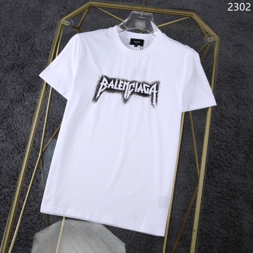 Balenciaga T-Shirts Short Sleeved For Men #1199738 $32.00 USD, Wholesale Replica Balenciaga T-Shirts