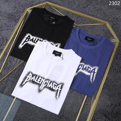 Replica Balenciaga T-Shirts Short Sleeved For Men #1199738 $32.00 USD for Wholesale