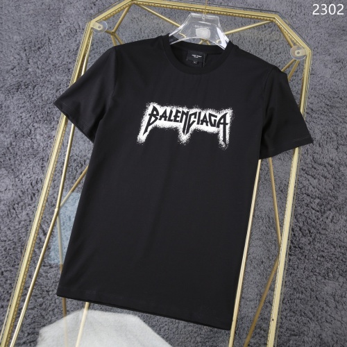 Balenciaga T-Shirts Short Sleeved For Men #1199739 $32.00 USD, Wholesale Replica Balenciaga T-Shirts