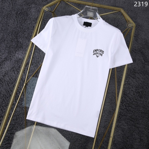 Armani T-Shirts Short Sleeved For Men #1199753 $32.00 USD, Wholesale Replica Armani T-Shirts