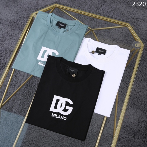 Replica Dolce & Gabbana D&G T-Shirts Short Sleeved For Men #1199756 $32.00 USD for Wholesale