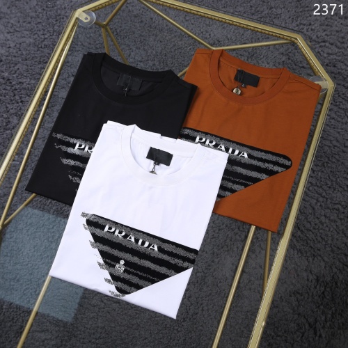 Replica Prada T-Shirts Short Sleeved For Men #1199786 $32.00 USD for Wholesale