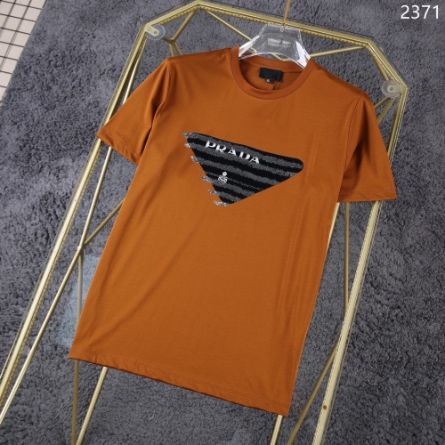 Prada T-Shirts Short Sleeved For Men #1199788 $32.00 USD, Wholesale Replica Prada T-Shirts