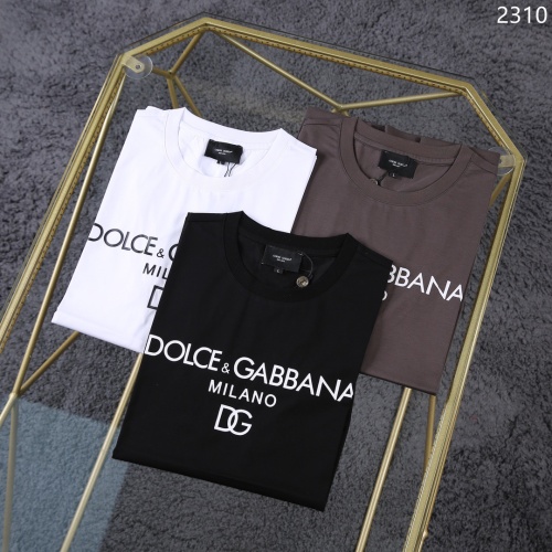 Replica Dolce & Gabbana D&G T-Shirts Short Sleeved For Men #1199790 $32.00 USD for Wholesale
