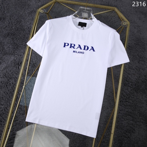 Prada T-Shirts Short Sleeved For Men #1199797 $32.00 USD, Wholesale Replica Prada T-Shirts