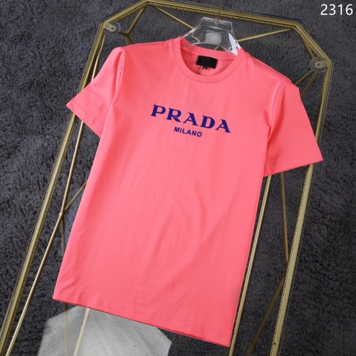 Prada T-Shirts Short Sleeved For Men #1199798 $32.00 USD, Wholesale Replica Prada T-Shirts