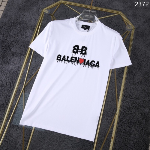 Balenciaga T-Shirts Short Sleeved For Men #1199813 $32.00 USD, Wholesale Replica Balenciaga T-Shirts