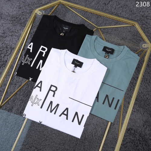 Replica Armani T-Shirts Short Sleeved For Men #1199816 $32.00 USD for Wholesale