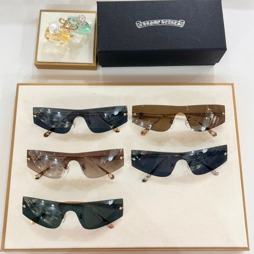 Replica Chrome Hearts AAA Quality Sunglasses #1199826 $60.00 USD for Wholesale