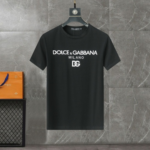 Dolce &amp; Gabbana D&amp;G T-Shirts Short Sleeved For Men #1199848 $25.00 USD, Wholesale Replica Dolce &amp; Gabbana D&amp;G T-Shirts