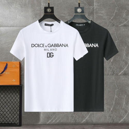 Replica Dolce & Gabbana D&G T-Shirts Short Sleeved For Men #1199848 $25.00 USD for Wholesale