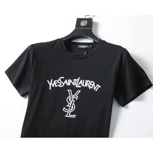Replica Yves Saint Laurent YSL T-shirts Short Sleeved For Men #1199867 $25.00 USD for Wholesale