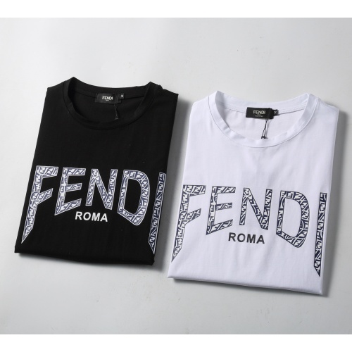 Replica Fendi T-Shirts Short Sleeved For Men #1199906 $25.00 USD for Wholesale