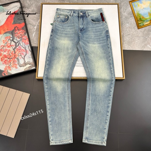 Replica Salvatore Ferragamo Jeans For Men #1200067 $48.00 USD for Wholesale