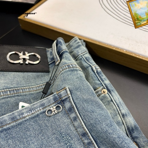 Replica Salvatore Ferragamo Jeans For Men #1200067 $48.00 USD for Wholesale