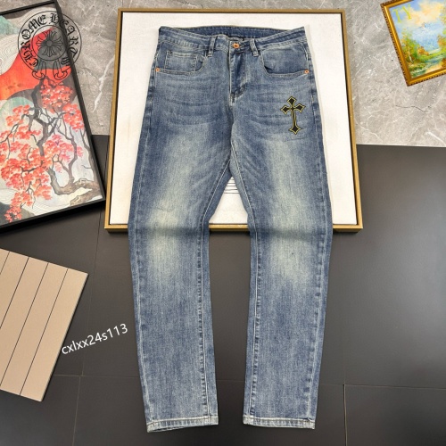 Chrome Hearts Jeans For Men #1200068 $48.00 USD, Wholesale Replica Chrome Hearts Jeans