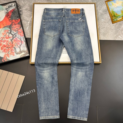 Replica Chrome Hearts Jeans For Men #1200068 $48.00 USD for Wholesale