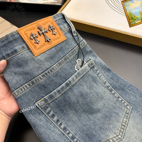Replica Chrome Hearts Jeans For Men #1200068 $48.00 USD for Wholesale