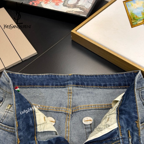 Replica Yves Saint Laurent YSL Jeans For Men #1200072 $48.00 USD for Wholesale