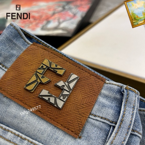 Replica Fendi Jeans For Men #1200101 $48.00 USD for Wholesale