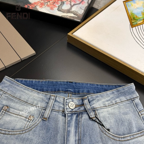 Replica Fendi Jeans For Men #1200101 $48.00 USD for Wholesale