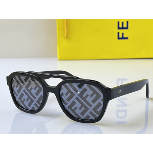 Fendi AAA Quality Sunglasses #1200132 $64.00 USD, Wholesale Replica Fendi AAA Quality Sunglasses