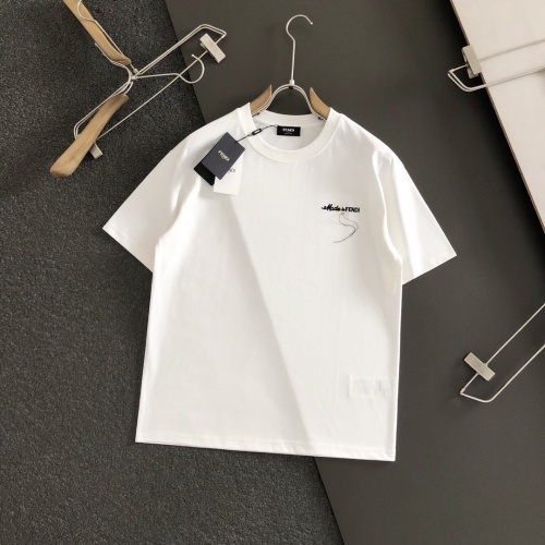 Fendi T-Shirts Short Sleeved For Unisex #1200211 $56.00 USD, Wholesale Replica Fendi T-Shirts