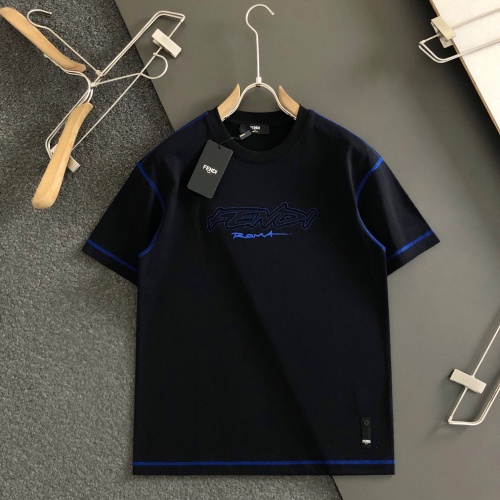 Fendi T-Shirts Short Sleeved For Men #1200272 $60.00 USD, Wholesale Replica Fendi T-Shirts