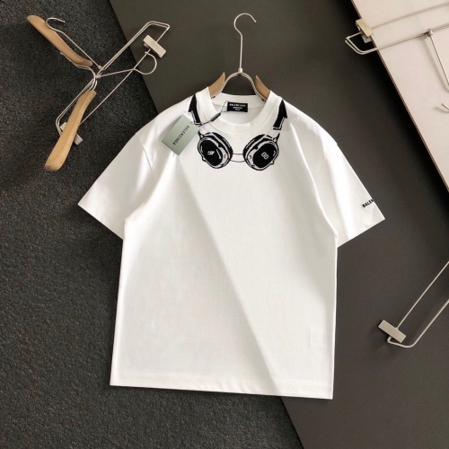 Balmain T-Shirts Short Sleeved For Unisex #1200299 $60.00 USD, Wholesale Replica Balmain T-Shirts