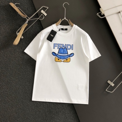Fendi T-Shirts Short Sleeved For Unisex #1200369 $60.00 USD, Wholesale Replica Fendi T-Shirts