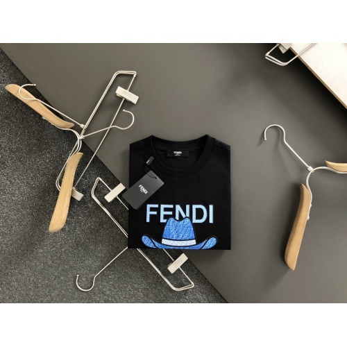 Replica Fendi T-Shirts Short Sleeved For Unisex #1200370 $60.00 USD for Wholesale