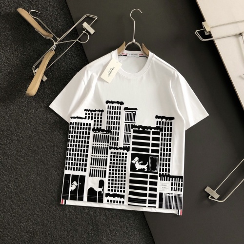 Thom Browne TB T-Shirts Short Sleeved For Men #1200397 $60.00 USD, Wholesale Replica Thom Browne TB T-Shirts