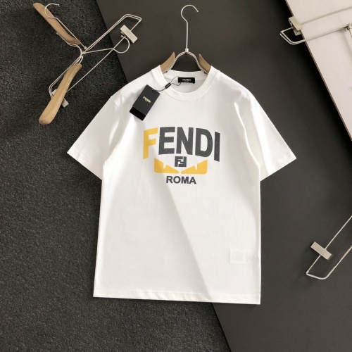 Fendi T-Shirts Short Sleeved For Men #1200423 $64.00 USD, Wholesale Replica Fendi T-Shirts