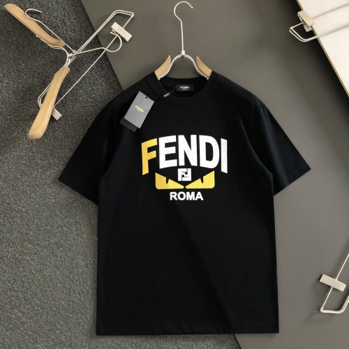 Fendi T-Shirts Short Sleeved For Men #1200424 $64.00 USD, Wholesale Replica Fendi T-Shirts