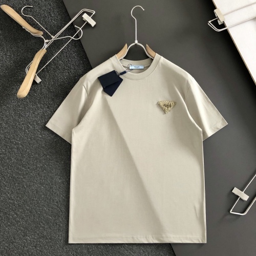 Prada T-Shirts Short Sleeved For Men #1200451 $80.00 USD, Wholesale Replica Prada T-Shirts