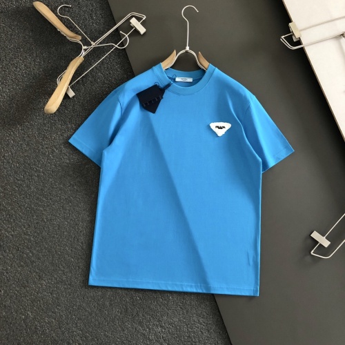 Prada T-Shirts Short Sleeved For Men #1200452 $80.00 USD, Wholesale Replica Prada T-Shirts