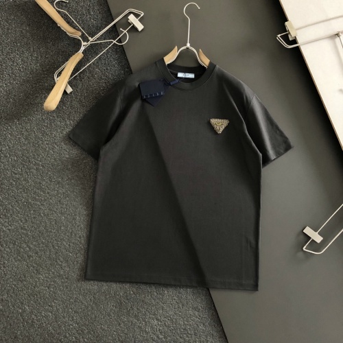 Prada T-Shirts Short Sleeved For Men #1200453 $80.00 USD, Wholesale Replica Prada T-Shirts