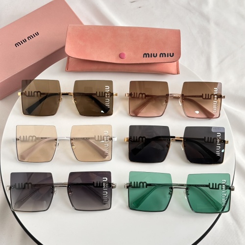 Replica MIU MIU AAA Quality Sunglasses #1200606 $64.00 USD for Wholesale