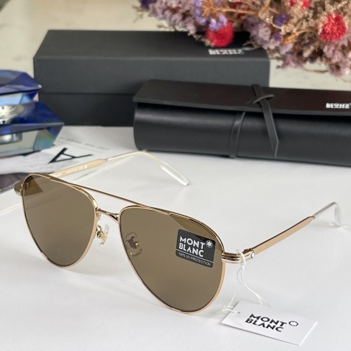 Montblanc AAA Quality Sunglasses #1200621 $60.00 USD, Wholesale Replica Montblanc AAA Quality Sunglasses