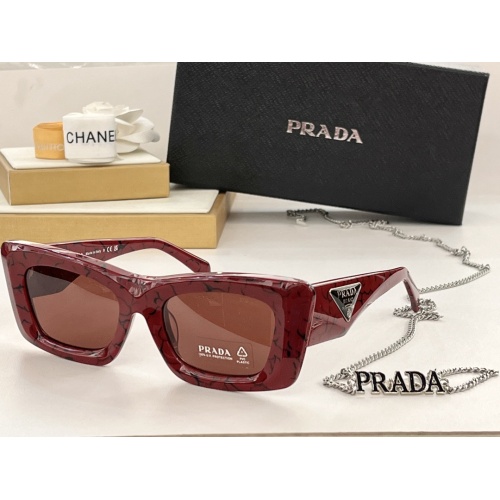 Prada AAA Quality Sunglasses #1200663 $72.00 USD, Wholesale Replica Prada AAA Quality Sunglasses