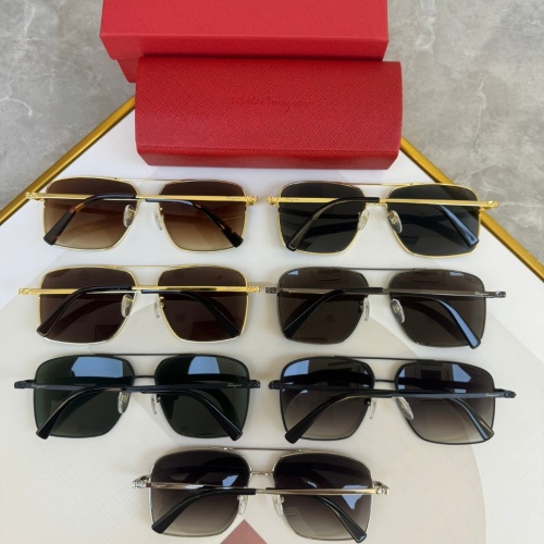 Replica Salvatore Ferragamo AAA Quality Sunglasses #1200696 $45.00 USD for Wholesale