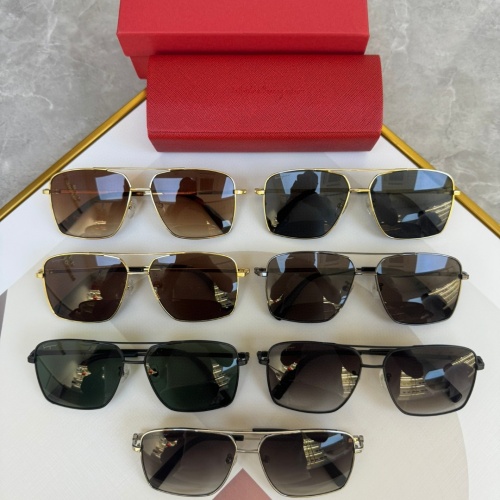 Replica Salvatore Ferragamo AAA Quality Sunglasses #1200697 $45.00 USD for Wholesale
